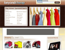 Tablet Screenshot of beyondcheap.com
